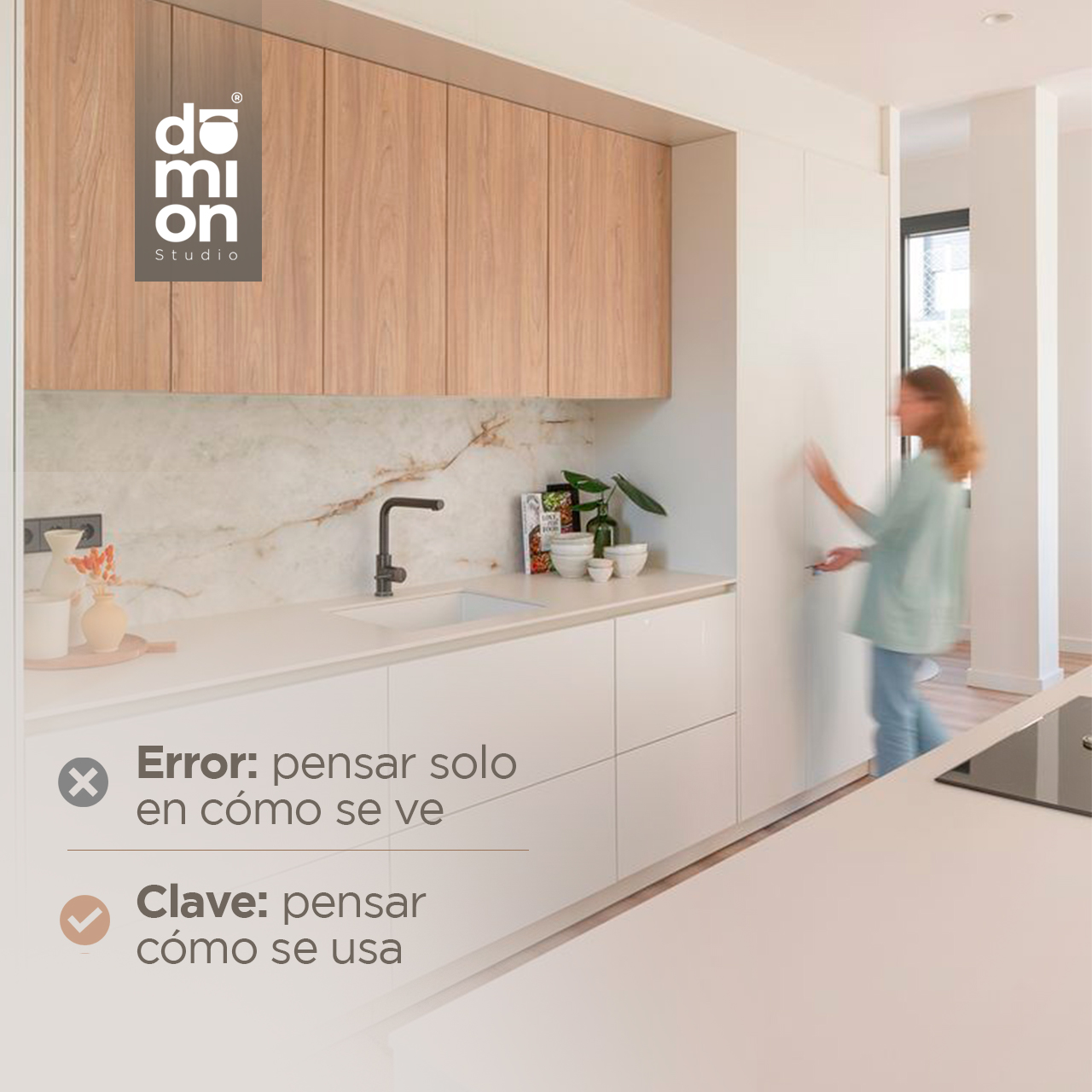 Cocina a medida pensada según el uso cotidiano