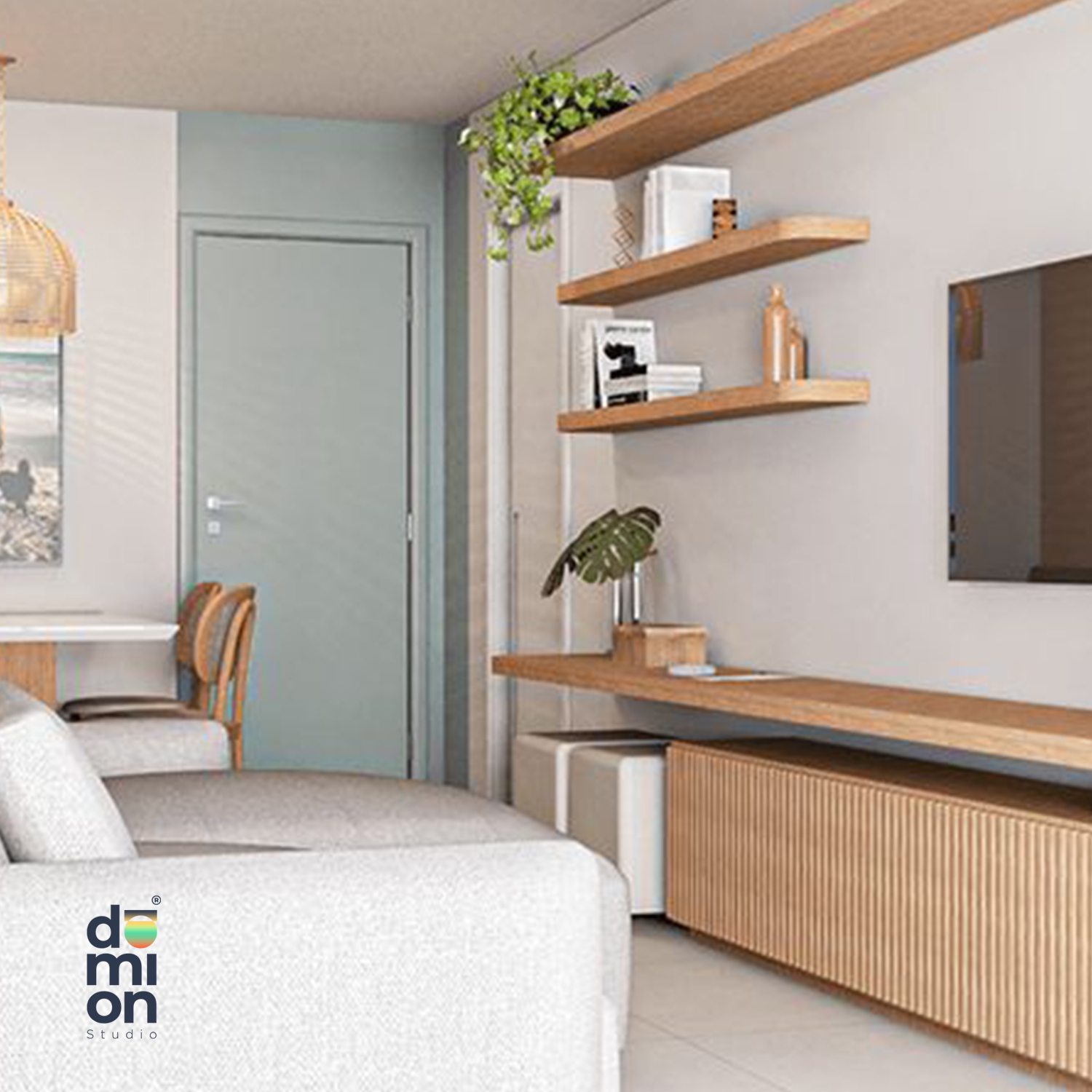 Muebles a medida living comedor Buenos Aires DOMION