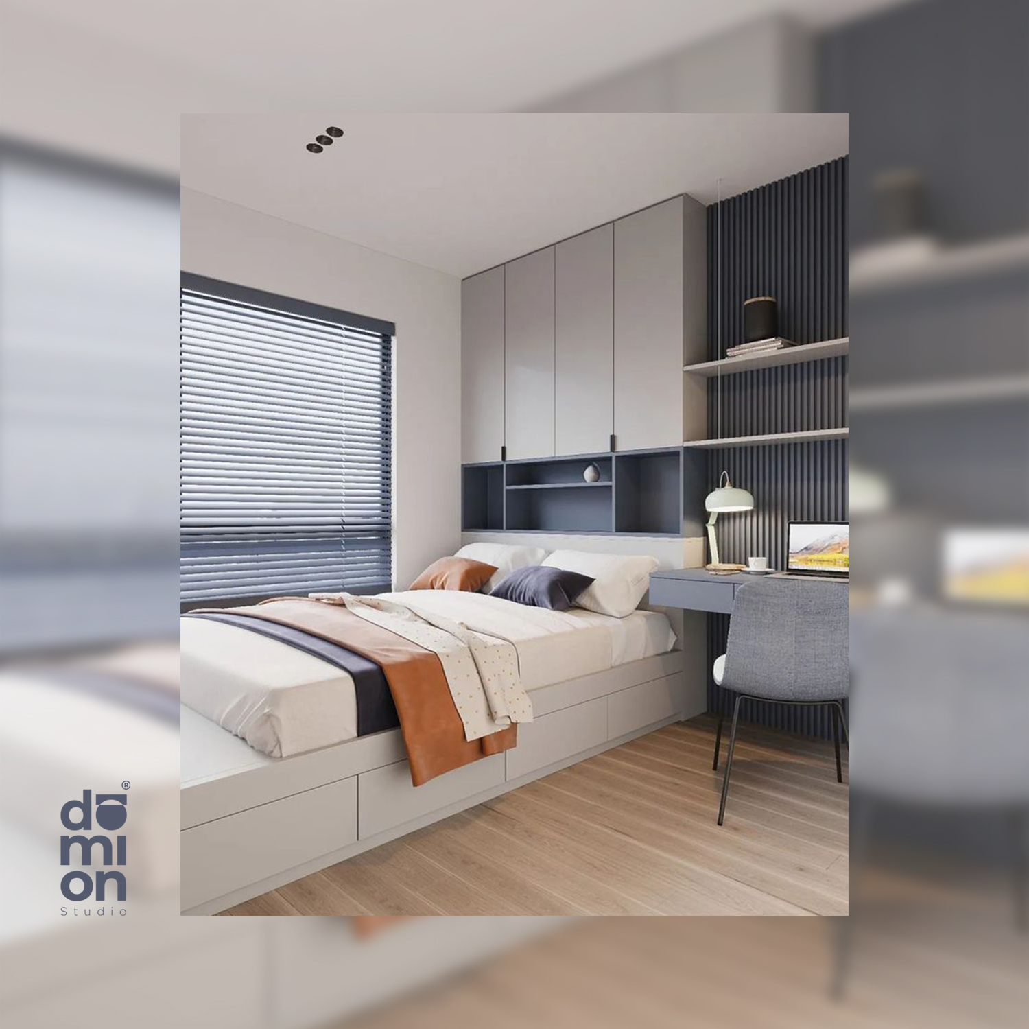 Cuarto infantil muebles coloridos a medida DOMION Argentina