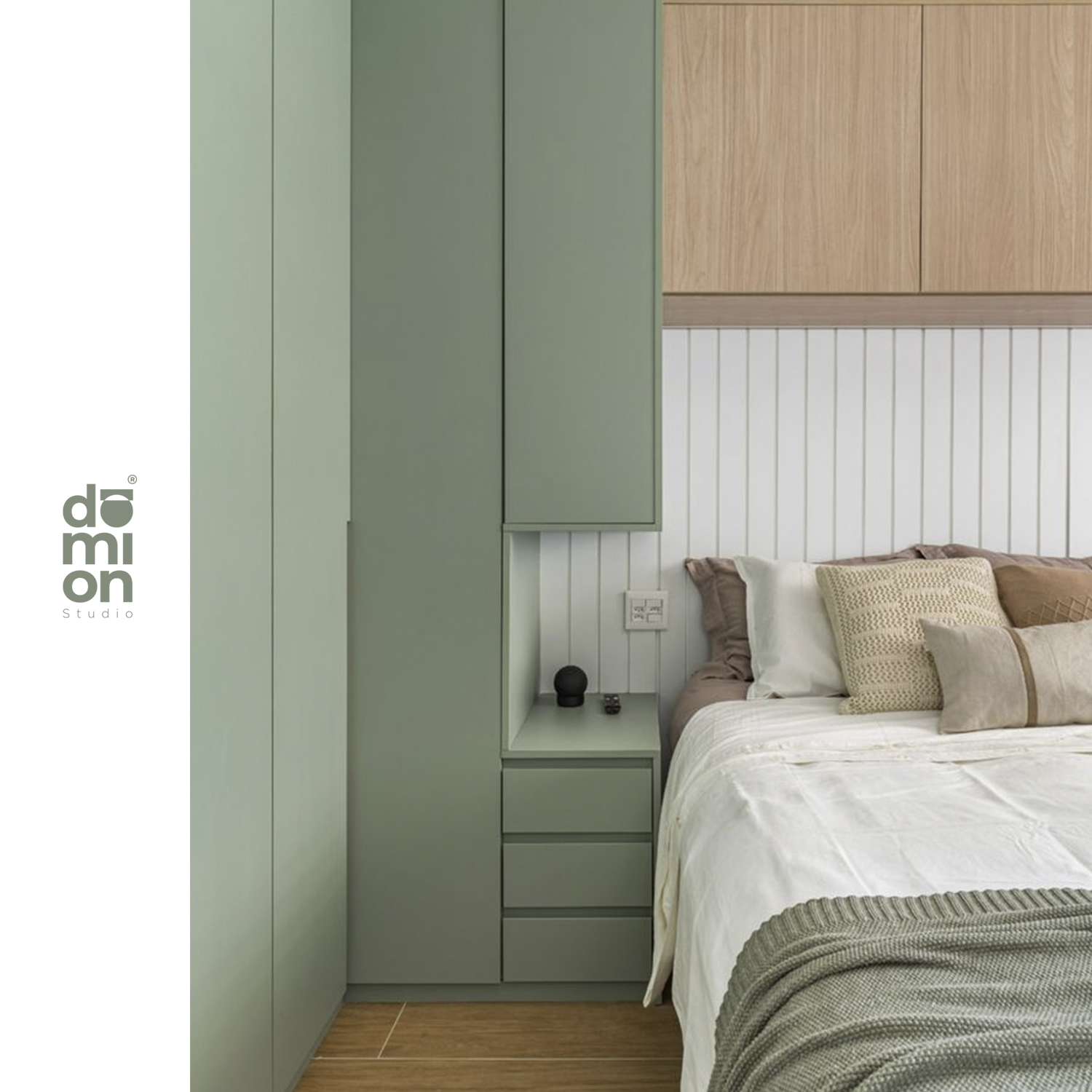 Dormitorio pizarra muebles a medida contemporáneo DOMION