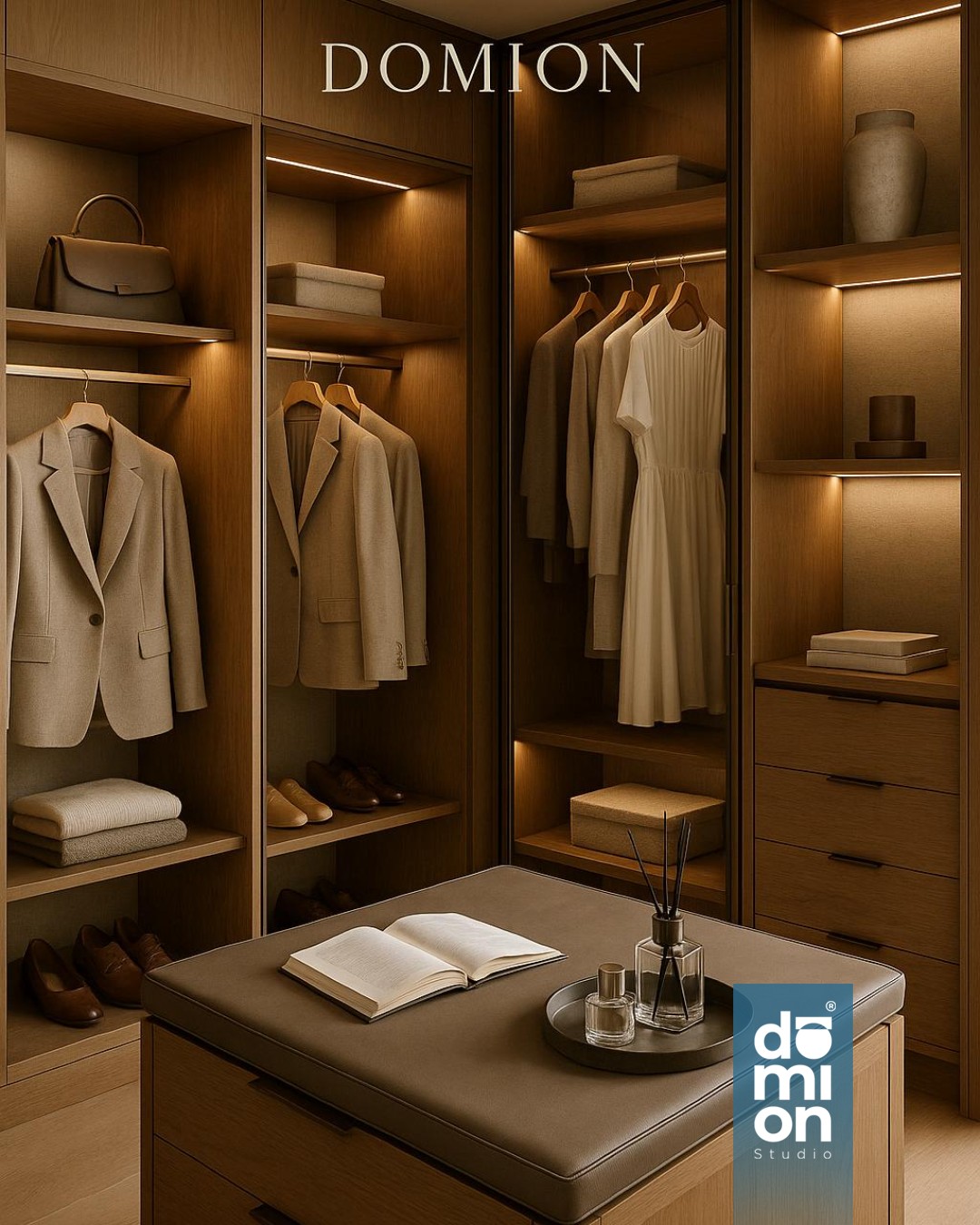 Cómo dividir un vestidor para mantener el orden real y duradero